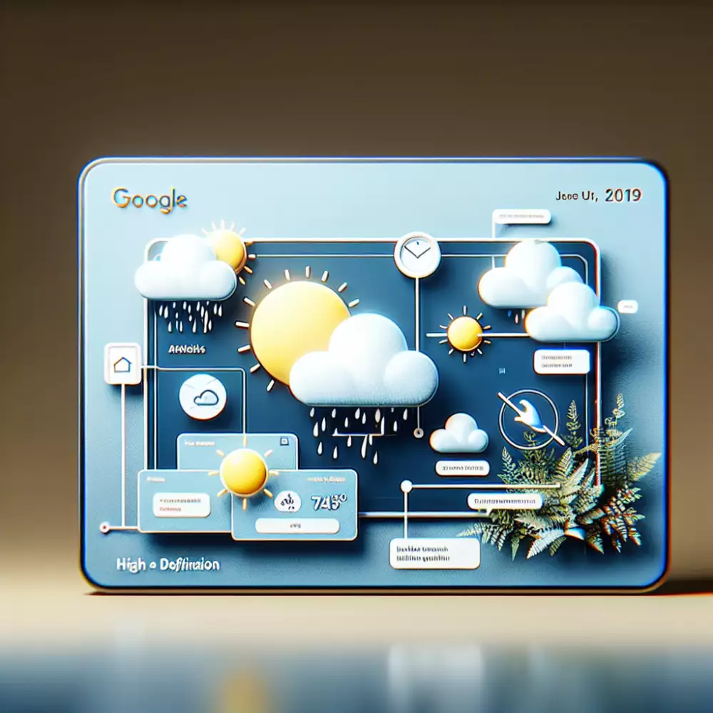 google počasí widget