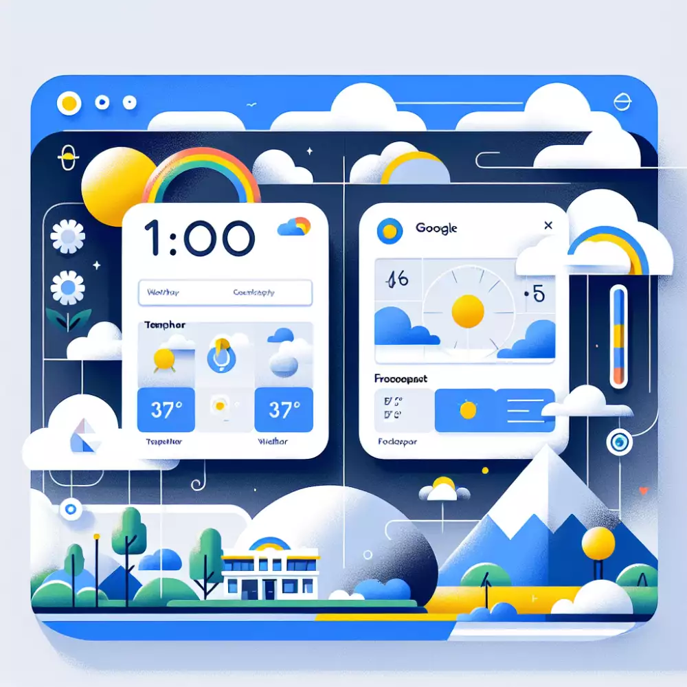 Google Počasí Widget